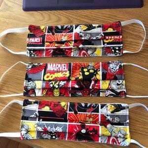 Homemade MARVEL masks